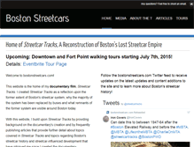Tablet Screenshot of bostonstreetcars.com